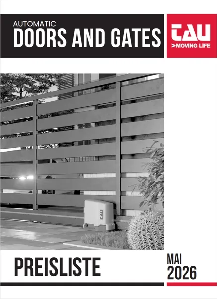 Die aktuelle TAU Preisliste